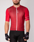 HOLOKOLO Cycling short sleeve jersey - HAPPY ELITE - red