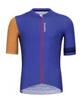 HOLOKOLO Cycling short sleeve jersey and shorts - GREAT ELITE - blue/black/orange