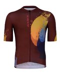 HOLOKOLO Cycling short sleeve jersey and shorts - SURPRISED ELITE - bordeaux/black