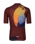HOLOKOLO Cycling short sleeve jersey and shorts - SURPRISED ELITE - bordeaux/black