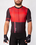 HOLOKOLO Cycling short sleeve jersey and shorts - AMOROUS ELITE - red/black