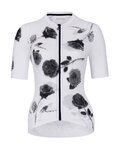 HOLOKOLO Cycling short sleeve jersey and shorts - CALM ELITE LADY - white/black/grey
