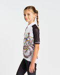 HOLOKOLO Cycling short sleeve jersey - RIDERS KIDS - black/white