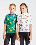 HOLOKOLO Cycling short sleeve jersey - DINOSAURS KIDS - green