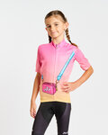 HOLOKOLO Cycling short sleeve jersey - CANDYBAG KIDS - yellow/pink