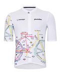 HOLOKOLO Cycling short sleeve jersey - MAAPPI ELITE - multicolour/white