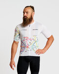HOLOKOLO Cycling short sleeve jersey - MAAPPI ELITE - multicolour/white