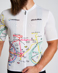 HOLOKOLO Cycling short sleeve jersey - MAAPPI ELITE - multicolour/white
