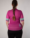 HOLOKOLO Cycling short sleeve jersey - RAINBOW LADY - pink