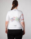 HOLOKOLO Cycling short sleeve jersey - MAAPPI ELITE LADY - multicolour/white