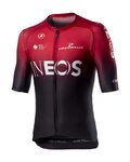 CASTELLI Cycling short sleeve jersey - INEOS 2020 - red/black