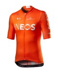 CASTELLI Cycling short sleeve jersey - INEOS 2020 - orange