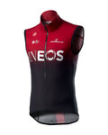 CASTELLI Cycling gilet - INEOS 2020 - black/red