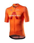 CASTELLI Cycling short sleeve jersey - INEOS GRENADIERS '21 - orange
