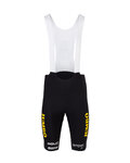 AGU Cycling bib shorts - JUMBO-VISMA 2019 - black/yellow