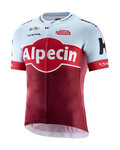 KATUSHA SPORTS Cycling short sleeve jersey - KATUSHA ALPECIN 2018 - bordeaux/light blue