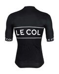LE COL Cycling short sleeve jersey - SPORT LOGO - black/white
