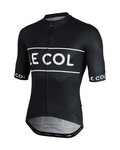 LE COL Cycling short sleeve jersey - SPORT LOGO - black/white