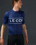 LE COL Cycling short sleeve jersey - SPORT LOGO - white/blue