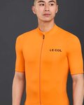 LE COL Cycling short sleeve jersey - HORS CATEGORIE II - orange