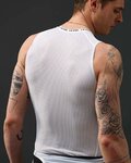 LE COL Cycling tank top - PRO AIR - white