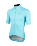 LE COL Cycling short sleeve jersey - PRO RAIN - light blue