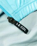 LE COL Cycling short sleeve jersey - PRO RAIN - light blue