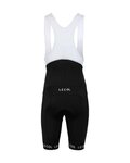 LE COL Cycling bib shorts - SPORT - white/black