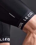 LE COL Cycling bib shorts - SPORT - white/black