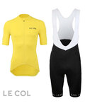 LE COL Cycling short sleeve jersey and shorts - HORS CATEGORIE II - black