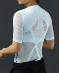 LE COL Cycling short sleeve t-shirt - PRO MESH - light blue