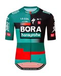 LE COL Cycling short sleeve jersey - BORA HANSGROHE 2023 SPORT REPLICA - red/black/green