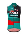 LE COL Cycling gilet - BORA HANSGROHE 2023 REPLICA SPORT - green/black/red