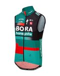 LE COL Cycling gilet - BORA HANSGROHE 2023 REPLICA SPORT - green/black/red