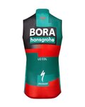 LE COL Cycling gilet - BORA HANSGROHE 2023 REPLICA SPORT - green/black/red