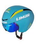 LIMAR Cycling helmet - SPEED KING - yellow/light blue