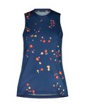 MALOJA Cycling sleeve less t-shirt - TRECIMEM. LADY - blue