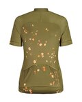 MALOJA Cycling short sleeve jersey - TRECIMEM. 1/2 LADY - green