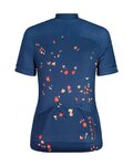 MALOJA Cycling short sleeve jersey - TRECIMEM. 1/2 LADY - blue