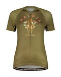 MALOJA Cycling short sleeve jersey - GANESM. 1/2 LADY - green