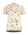 MALOJA Cycling short sleeve jersey - GANESM. AOP 1/2 LADY - beige