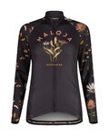MALOJA Cycling summer long sleeve jersey - GANESM. 1/1 LADY - black