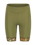 MALOJA Cycling shorts without bib - GANESM. 1/2 LADY - green