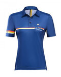 MONTON Cycling short sleeve t-shirt - HOT WIND LADY - blue