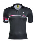MONTON Cycling short sleeve t-shirt - HOT WIND - black