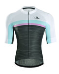 MONTON Cycling short sleeve jersey - SOAR - black/white