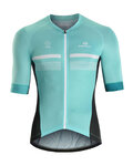 MONTON Cycling short sleeve jersey - PERSEVERANCE - turquoise