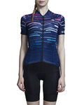 MONTON Cycling short sleeve jersey - PHANTOM LADY - blue
