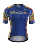 MONTON Cycling short sleeve jersey - TROPICAL PASSION - black