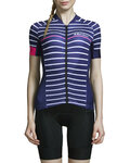 MONTON Cycling short sleeve jersey - LOLLY LADY - blue